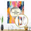 «Colorful Paint Swirl Bliss» - miroir abstrait, miroir mural moderne unique, impression d'art en métal-916108388
