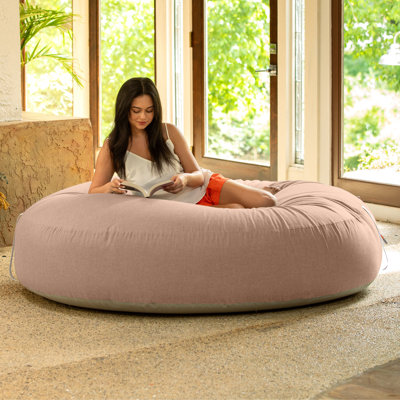 Stephonie Cocoon Sun Bed - Giant Outdoor Round Lounge for Resort Style & Beachfront Relaxation by Arlmont & Co.