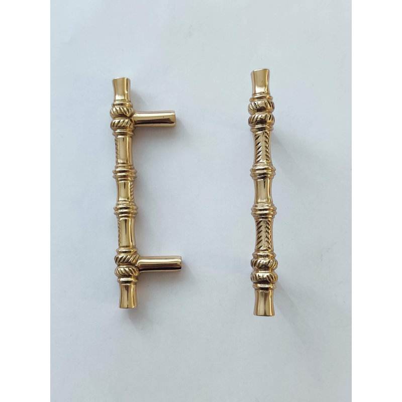 Lizton 8cm Centre Appliance Handle, Polished Brass