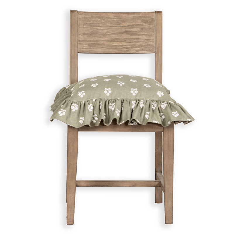 Coussin de chaise Winona, Sage