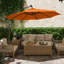 Parasol lumineux en porte-à-faux 9 pi 6 po Aya-Rose-86842542