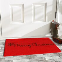 Large Christmas Gnome Welcome Mat 32 x 48 In Buffalo Plaid Snowflake  Christmas Decorative Doormat Winter Holiday Entrance Doormat Low Pile Floor  Mats Area Mat for Front Door Porch Entry Floor
