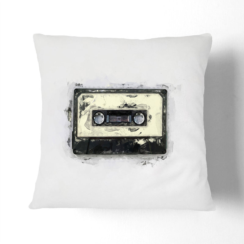 Square Throw Cushion, 55cm H x 55cm W x 20cm D, Stone