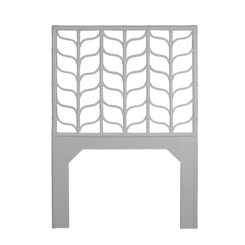 Ivy Open-Frame Headboard, Twin Extra Long, Pool Blue