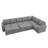 Caren L-shaped Sleeper Sectional Modular Sofa Bed With Storage Seat-115354123