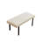 43.3-Inch Premium Soft Fabric, Modern Bench With Upholstery And Metal Legs-43028219