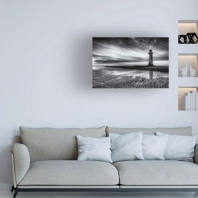 « on talacre beach », impression sur toile tendue