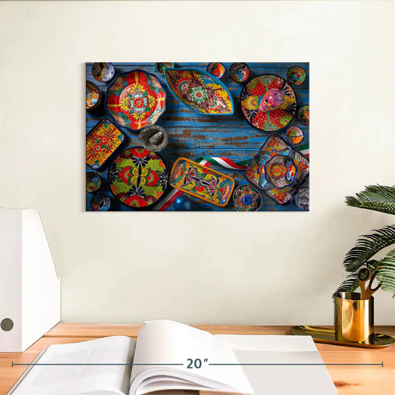 Poterie Senne Puebla Talavera, H 8 po x l 12 po