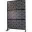 Panneaux de clÃ´ture en mÃ©tal pour intimitÃ©, 193 cm (H) x 122 cm (L) - Pour balcon, pelouse. , Ã‰cran brun-125216548