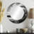 Black And White Wave Photo I - Beach Decorative Wall Mirror, Gray Mirror, Printed Metal Art-99619530-121543957