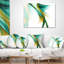 Motif de texture or bleu - coussin imprimé abstrait-29367403-29367406