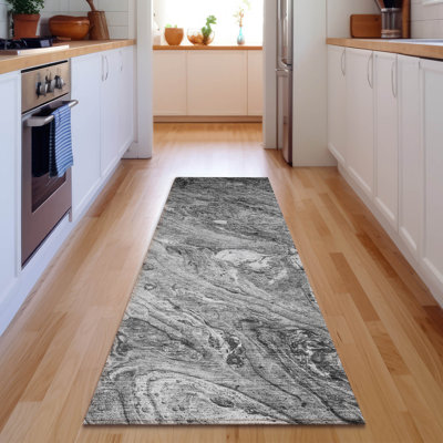 Premium Machine Washable Cerrito Gray Rug