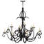 Luminaire suspendu style bougie 40 lumières Cypress