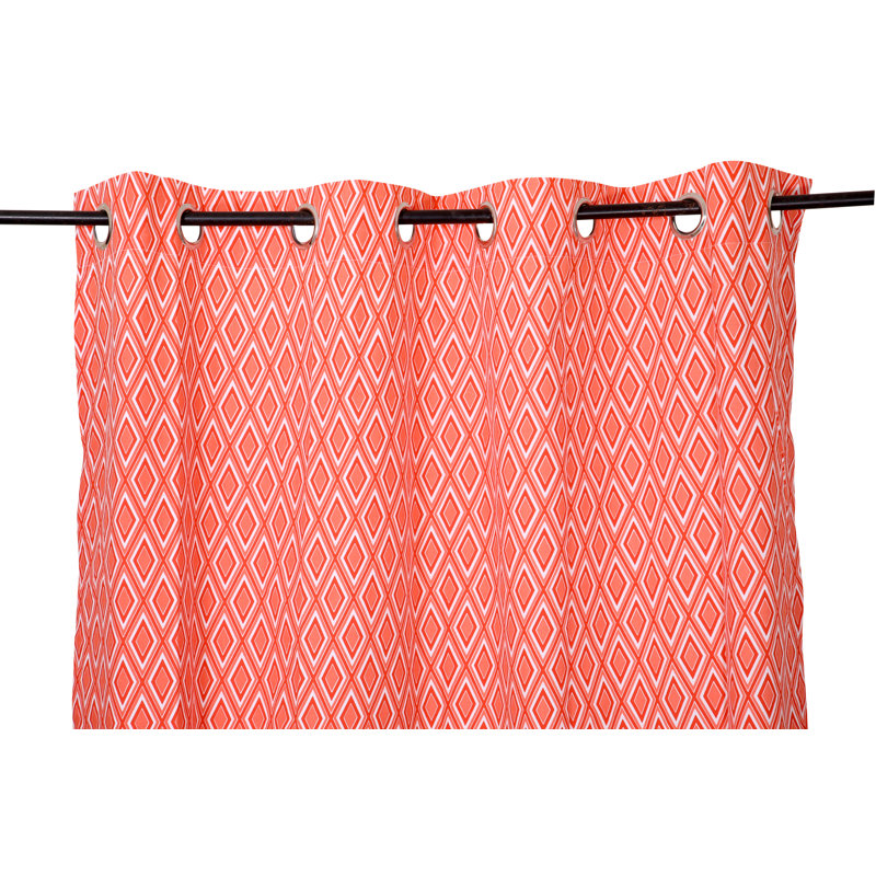 Cotton Semi Sheer Curtain, 55" W x 84" L
