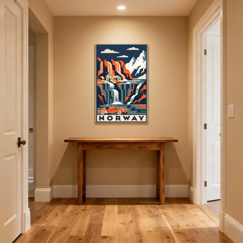 «Scenic & Cityscapes», Norvège, H 24 po x l 36 po, Toile tendue sur cadre, Ne s’applique pas