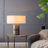 Table Lamp With Mango Wood