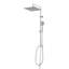 Chrome-Plated Bathroom Shower Riser Rail Kit
