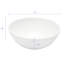 13x13 Inch White Ceramic Circular Bathroom Sink
