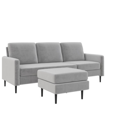 Burrough 3 Seater Velvet Sofa
