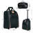 Slayssentials Luxe Travel Makeup Organizer Case with Zip Closure and Carry Handle, Cosmetic Travel Bag