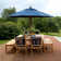 Bayhead Outdoor Square Teak Dining Table