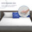 Matelas en mousse viscoélastique gris Heather, 8 po-770687431