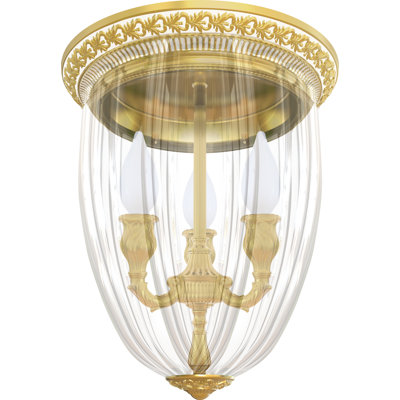 Flory Glass Flush Mount