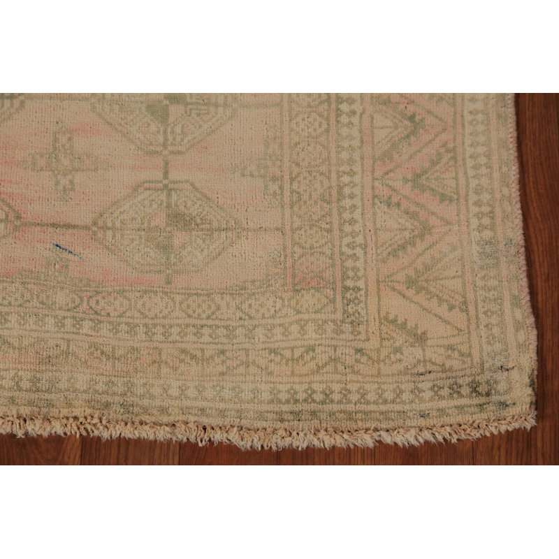 Tapis rose délavé 3 x 6
