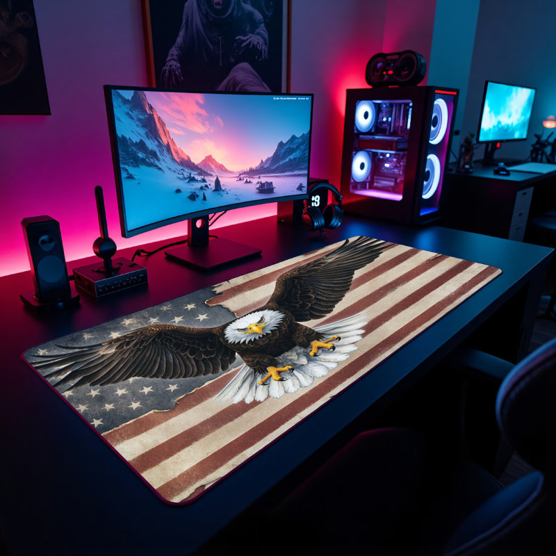 Polyester Desk Pad, 31.5x15.5