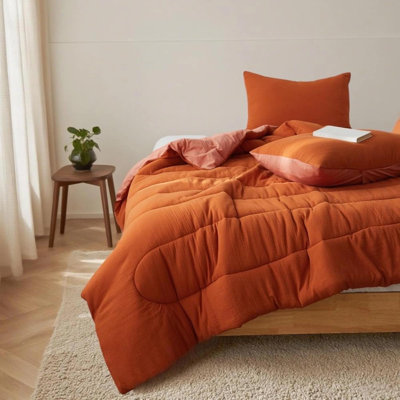 Ensemble d'édredon 100% coton mousseline