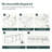 111.8" Modular Cloud Sofa with Ottoman, Boneless L-Shape Couch, Comfy Corduroy Couches for Living Room, Light Gray-738482817