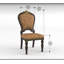 Ensemble de 2 chaises d'appoint Traditional