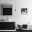 «Blue Damask Bathroom», estampe numérique par Kim Allen-108616370-108616365