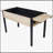Metal Leg Wood Planter Boxes with Folding Storage Shelf-974046501