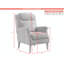 Spinnerstown 69cm Wide Fireside Armchair-562020200