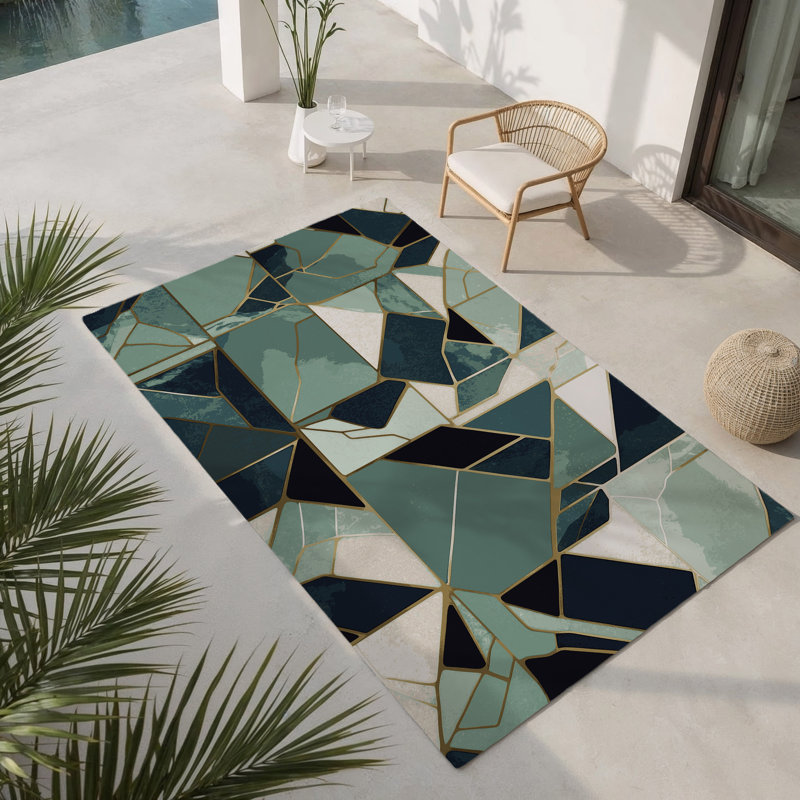 Tapis intérieur et extérieur Quasar Strands, Rectangle 9 pi x 12 pi