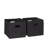 RiverRidge Kids 2pc Fabric Collapsible Storage Cube Organizers with Handles for Playroom Organization-1810789542