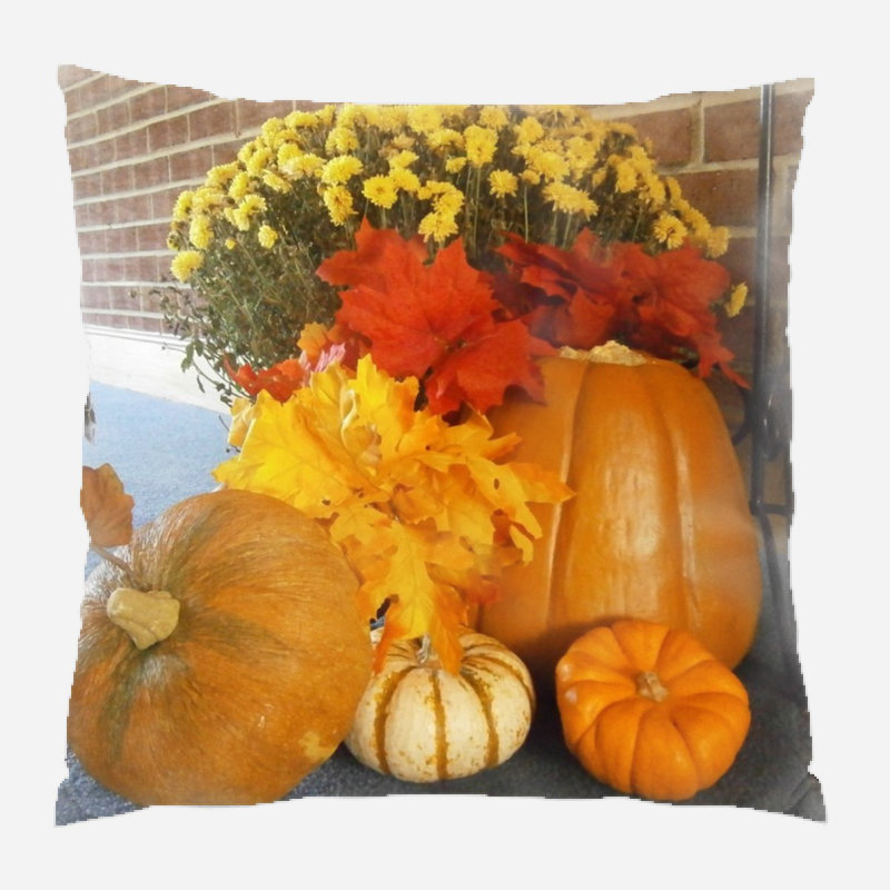 Outdoor Reversible Throw Pillow