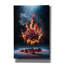 «Red Rose On Fire 2» par Rey Klimt, art mural sur toile-953102734