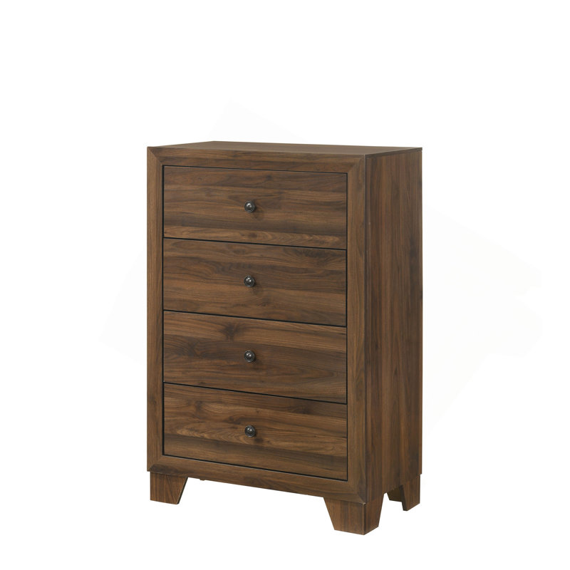 Mobilier de chambre rustique en bois avec commode et commode à tiroirs 1 pièce Rustic