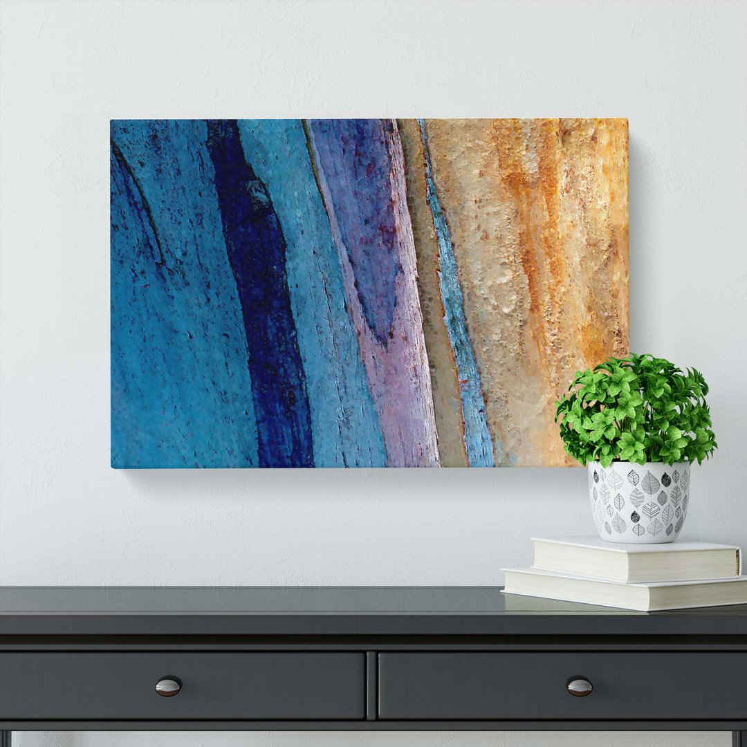Goodbye to You in Abstract - Wrapped Canvas