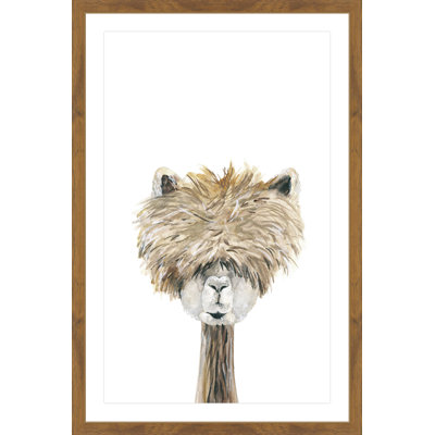 Bushy Haired Llama - Print
