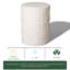 TABOURET DE STYLE CANNE, BLANC H 13,5 po x 18,5 po