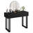Vanity Desk with Mirror and Lights, Small Makeup Vanity with 2 Drawers, Modern Vanity Organizer with 3 Color Lights-588383895