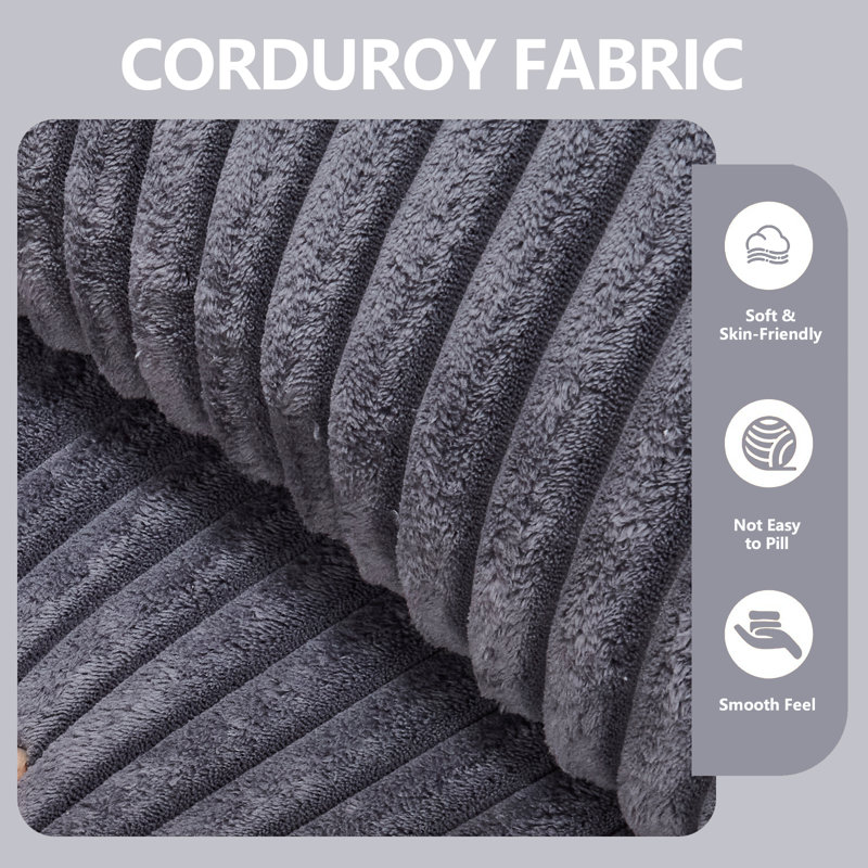 Canapé modulaire Modern, Gris foncé