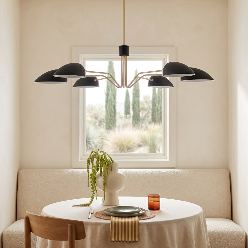 Adarna 5-Light Chandelier, Midnight Black