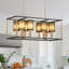 Lustre pour îlot de cuisine 8 lumières Quida