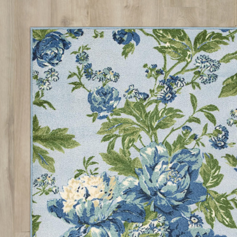 Tapis bleu intérieur / extérieur Youngsville