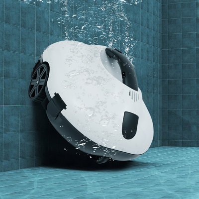 Automatic Pool Cleaner Robotic Pool Cleaner for Bottom Cleaning, Removes Sand Stones Hair Debris