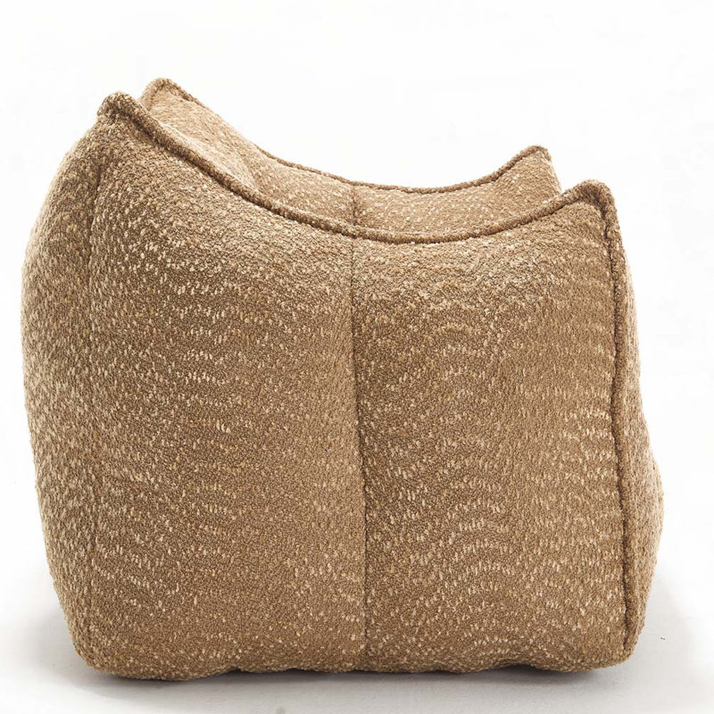Fauteuil à billes en chenille, Café